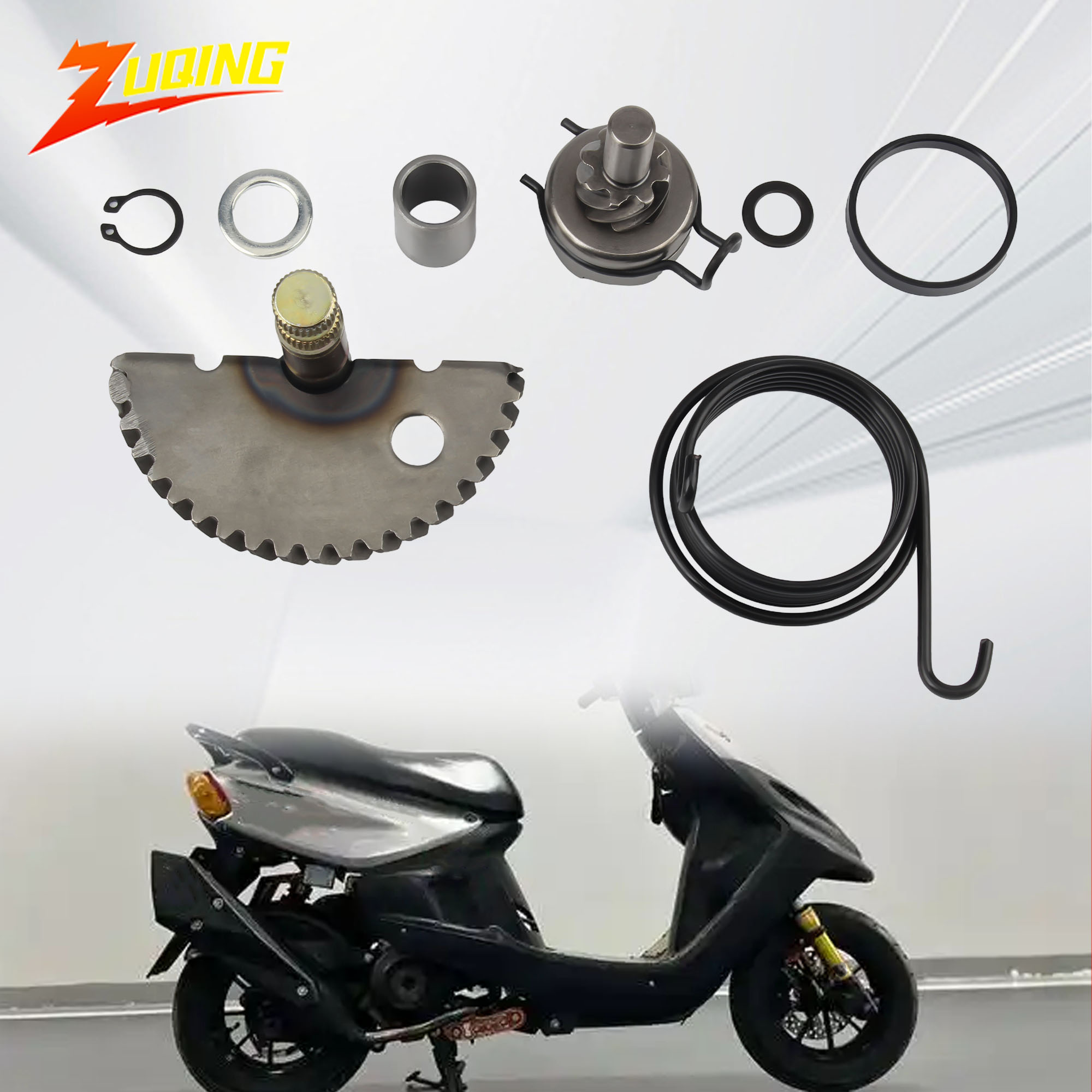 Gear Set Motorcycle - Kit d'assemblage d'engrenage d'arbre de levier