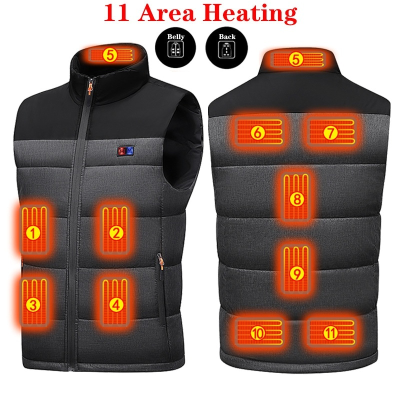 Motorcycle Gear Zone - Gilet chauffant unisexe, vêtements chauffants, gilet