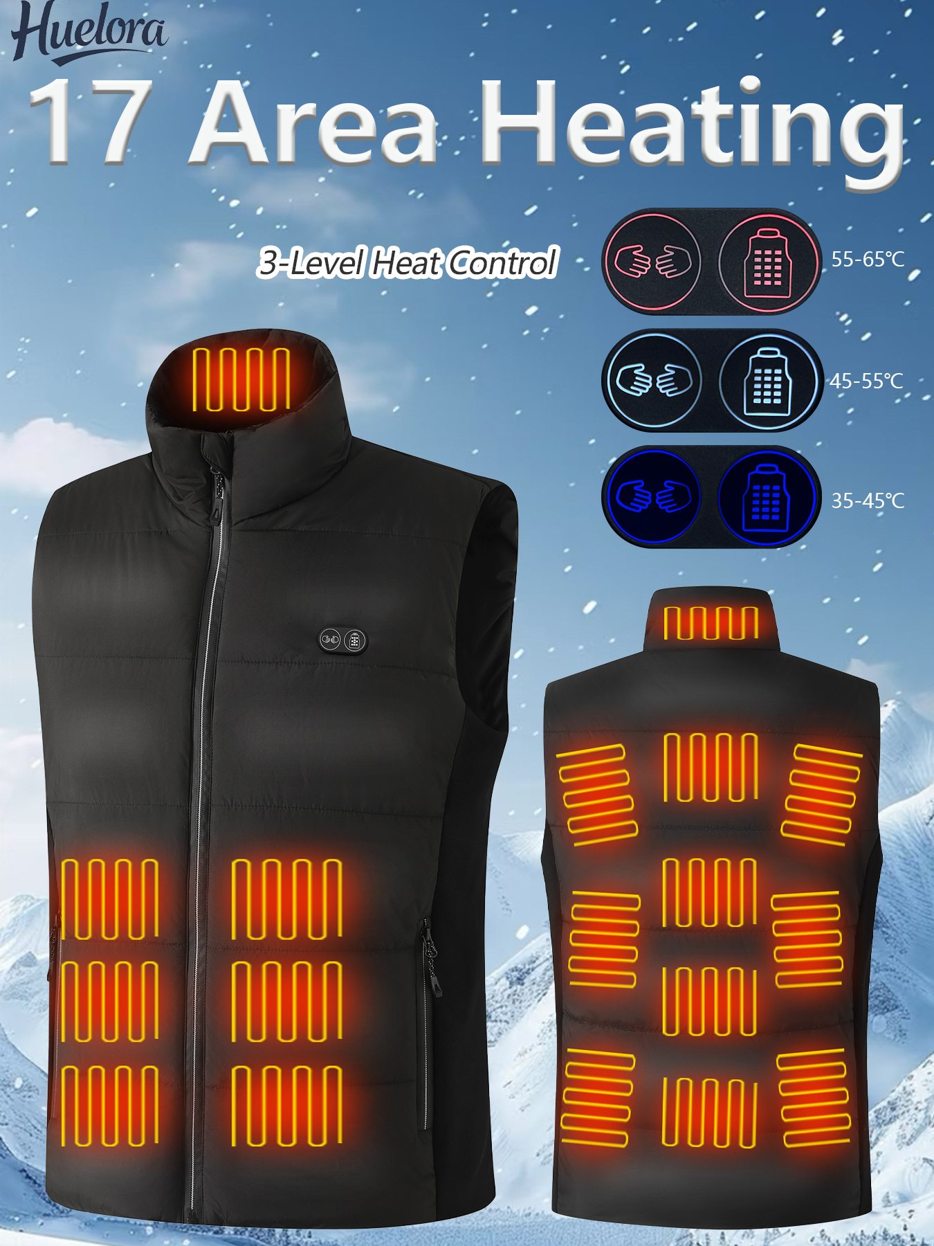 Gilet chauffant USB à 17 zones - Motorcycle Gear Zone avis et prix