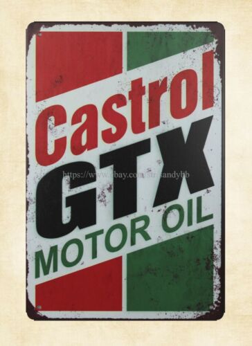 Reproductions de panneaux méta - Castrol Oil Gtx avis et prix