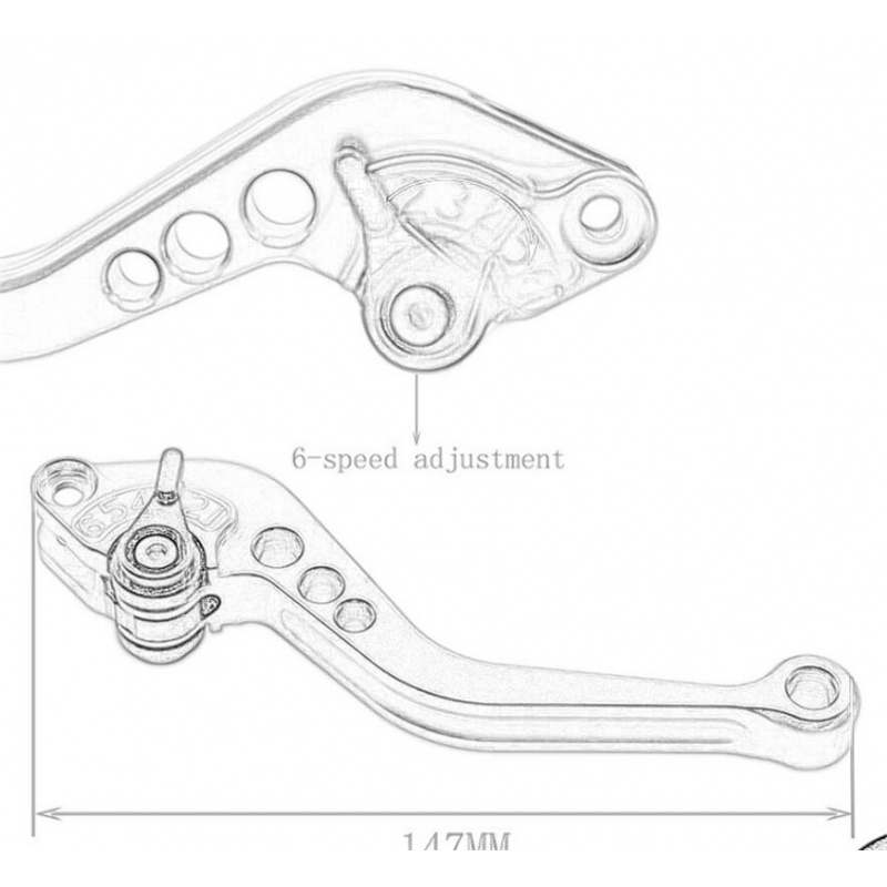 Levier d'embrayage jeu de levi - Motorcycle Gear And Accessories avis et prix